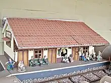 Miniature Calado Station at São Sebastião Cathedral