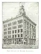 Board of Trade building, 1880, SE Corner of Jefferson and Griswold. Designed by Gordon W Lloyd