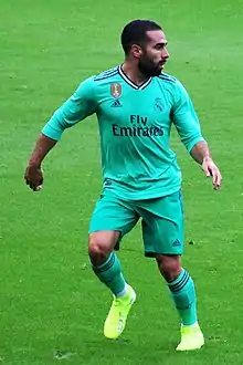 Dani Carvajal, Spanish footballer, Real Madrid right-back wing