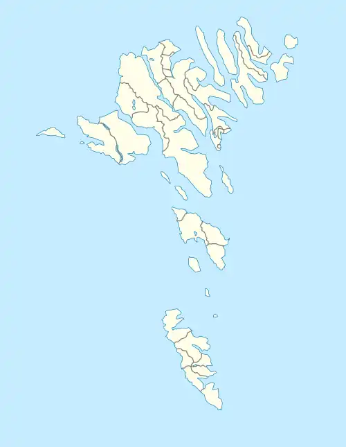 Toftir is located in Denmark Faroe Islands