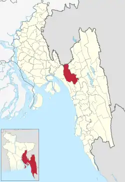 Location of Fatikchhari