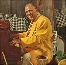 Fats Pichon playing at the Old Absinthe House, 1950s