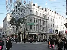 Photograph of the outside of a Fenwick store located on Bond Street, London.