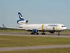 Finnair McDonnell Douglas MD-11 decorated with Moomin characters