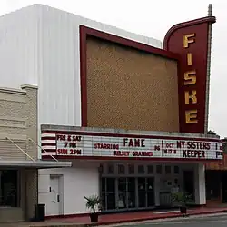The Fiske Theatre is a landmark in downtown Oak Grove