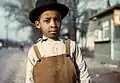 African American boy. Cincinnati, Ohio, 1942 or 1943.