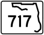 State Road 717 marker