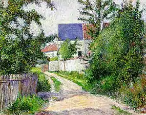 Frédéric Samuel Cordey, Ruelle à Auvers sur Oise, circa 1903