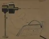 Prostitution Universelle (Universal Prostitution), 1916–17, black ink, tempera, metallic paint on cardboard, 74.5 x 94.2&nbsp;cm, Yale University Art Gallery