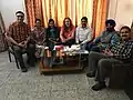 Discussing future collaborations as Fulbright-Nehru Specialist at Central University of Punjab, India (March 2019).