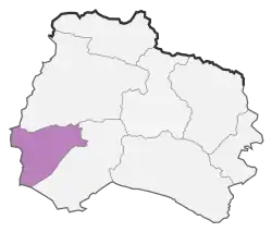 Location of Garmeh County in&nbsp;North Khorasan&nbsp;province