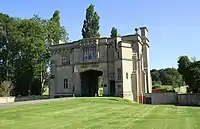 Salvin's Tudor outer gatehouse