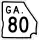 State Route 80 Alternate marker