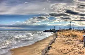 Image 3Shore of Lake Michigan at Illinois Beach State Park in Lake County. Image credit: Yinan Chen (photographer), Slick (upload) (from Portal:Illinois/Selected picture)