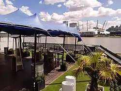 Gin Garden at The Gun with summer marquee