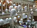 Image 3Floating Heads by Sophie Cave (2006), installed in the East Court of the Kelvingrove Art Gallery and Museum, Glasgow