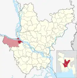 Location of Goalanda