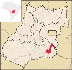 Location in Goiás state