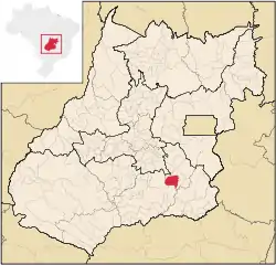 Location in Goiás state
