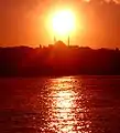 Image 16The sun setting over the Golden Horn in the city of Istanbul.