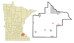 Location of Bellechester, Minnesota