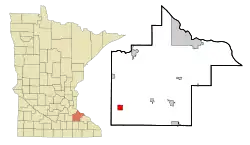 Location of Kenyon, Minnesota
