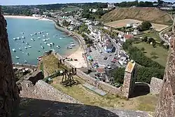 A view of Gorey from Mont Orgueil