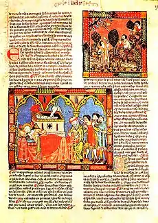 The Códice del Escorial (1272-1284) from Spain, used Minium pigment for red letters and illustrations