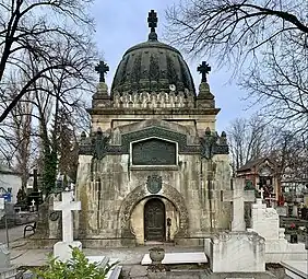 Cantacuzino Tomb in the Bellu Cemetery, Bucharest, by Ion Mincu, c.1900