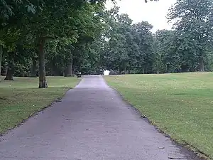 The Park is sometimes pedestrian- and cyclist-friendly