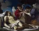 Dead Christ Mourned by Two Angels by Guercino