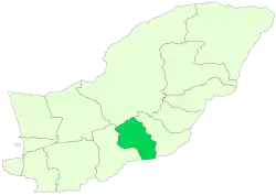 Location of Ramian County in Golestan province