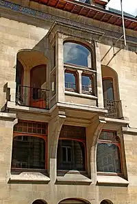 Hotel Otlet in Brussels, detail