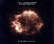x-ray image of Cassiopeia A taken with the Einstein Observatory