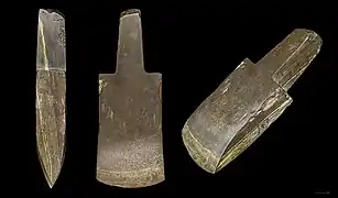 Shouldered axes – former collection of Jean Moura MHNT