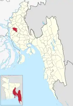 Location of Haziganj