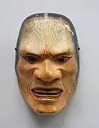 Hashihime mask at the Tokyo National Museum. Edo period, 1600s.