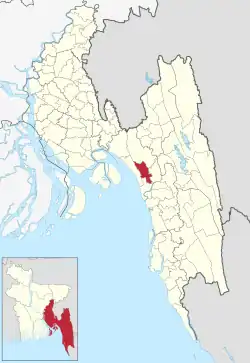Location of Hathazari
