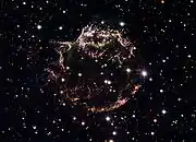 Cassiopeia&nbsp;A observed by the Hubble Space Telescope