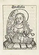 Nuremburg book illustration made via woodcut