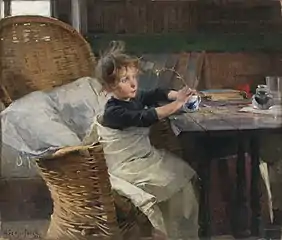 The Convalescent&nbsp;[fi], 1888(it was voted second in a 2006 public vote organized by Ateneum for Finland's "national painting")