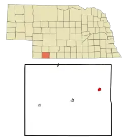 Location of Culbertson, Nebraska