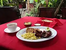 Image 21A Honduran breakfast (from Honduran cuisine)