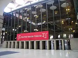 The Teatro Regio in Turin, Italy