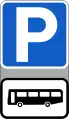 Sign F 205Bus Parking