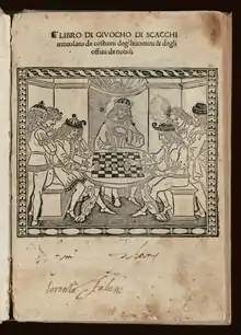 Image 5Book of the customs of men and the duties of nobles or the Book of Chess (1473) (from Chess in the arts)