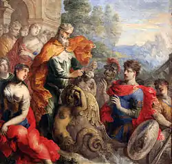 Aeolus Giving the Winds to Odysseus by Isaac Moillon
