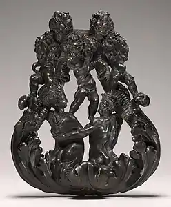 Door Knocker with Nereid, Triton, and Putti, c. 1550, National Gallery of Art