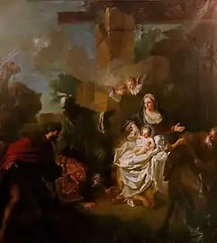 Adoration of the Magi (1717), 290 x 260&nbsp;cm., Église Saint-Georges
