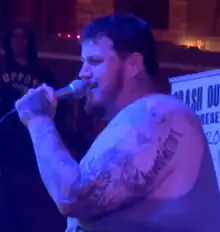 Jelly Roll in concert in Minneapolis in 2014.